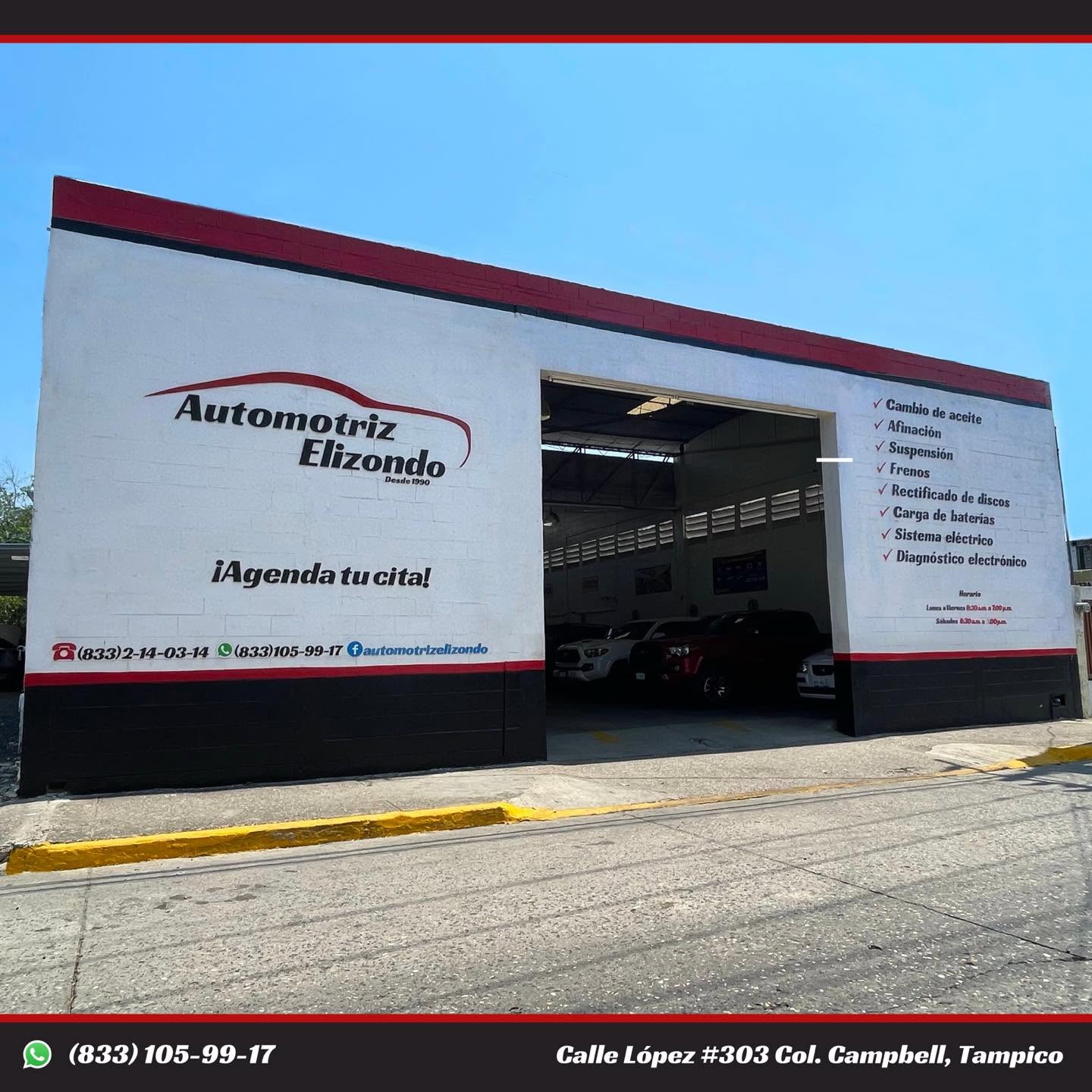 Fachada del taller